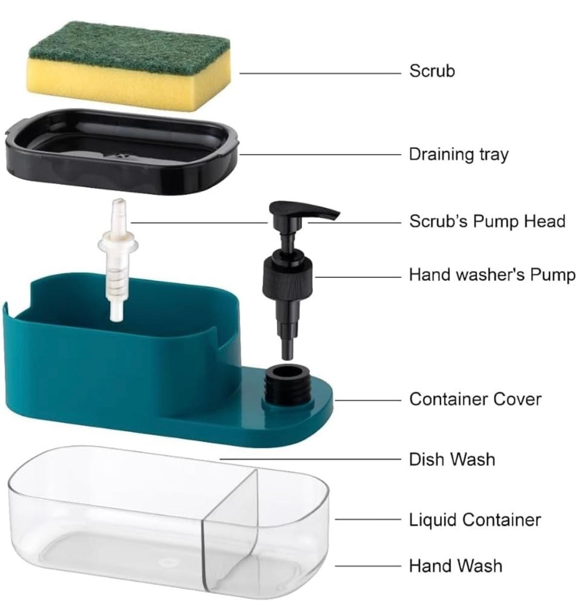 3 in 1 Dish Soap Dispenser | StangCart™