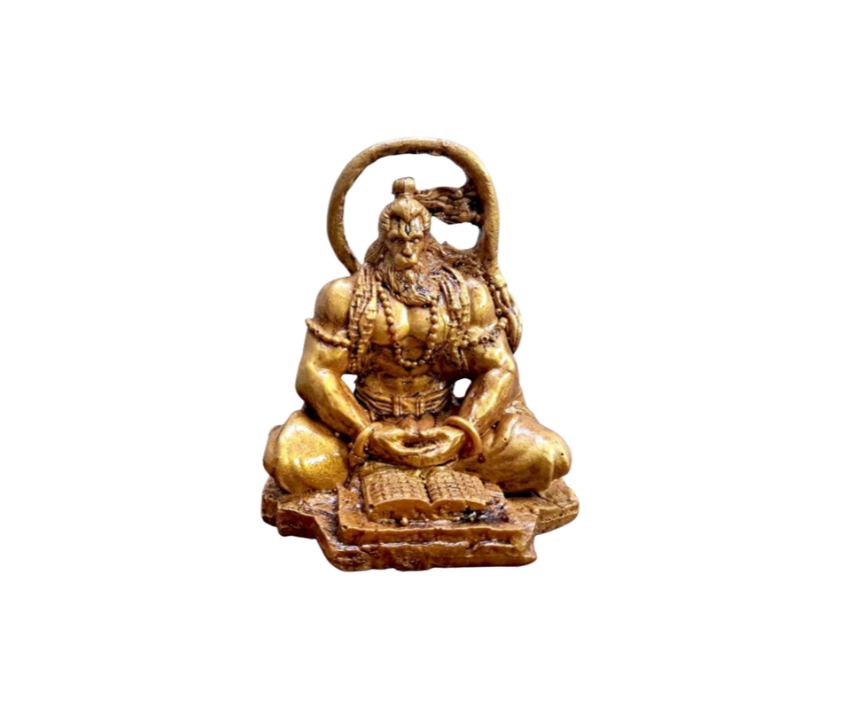 Golden Sitting Hanuman Ji | StangCart™