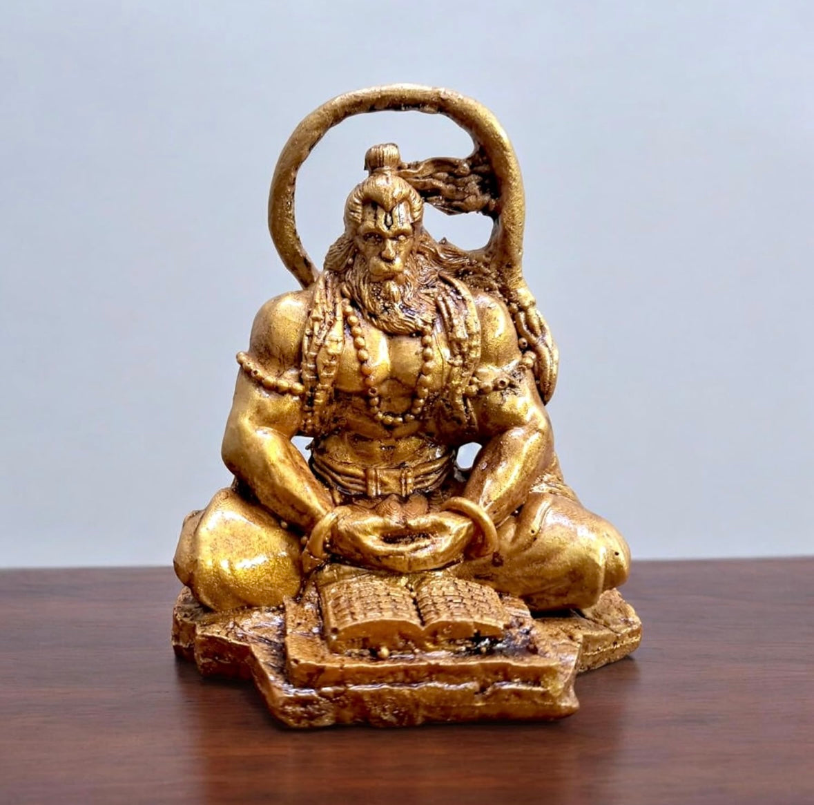 Golden Sitting Hanuman Ji | StangCart™