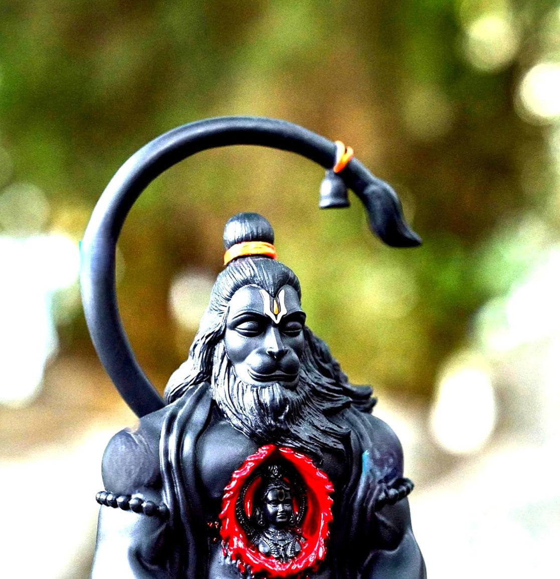 STANGKART Sitting Hanuman Ji Statue with Ram Lalla Inside Chest | StangCart™