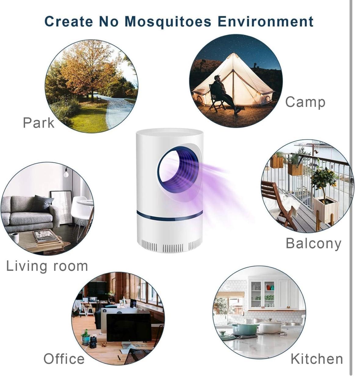 PORTABLE MOSQUITO KILLER LAMP INSECT ZAPPER