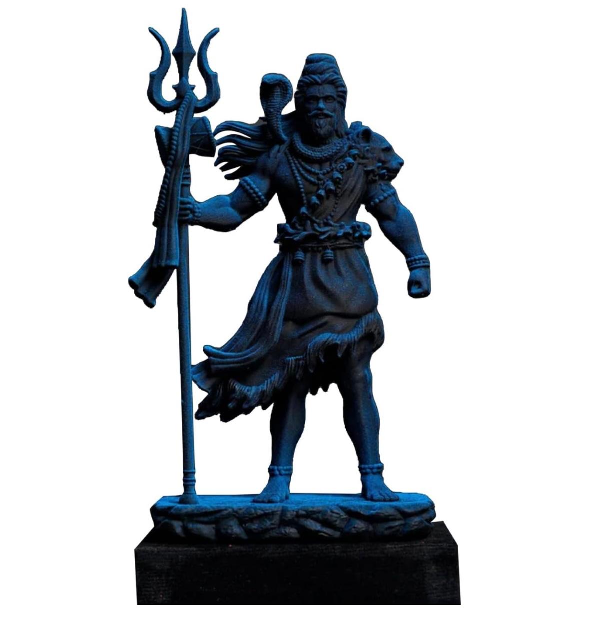 Lord Shiva with Trishul Idol BLACK | StangCart ™