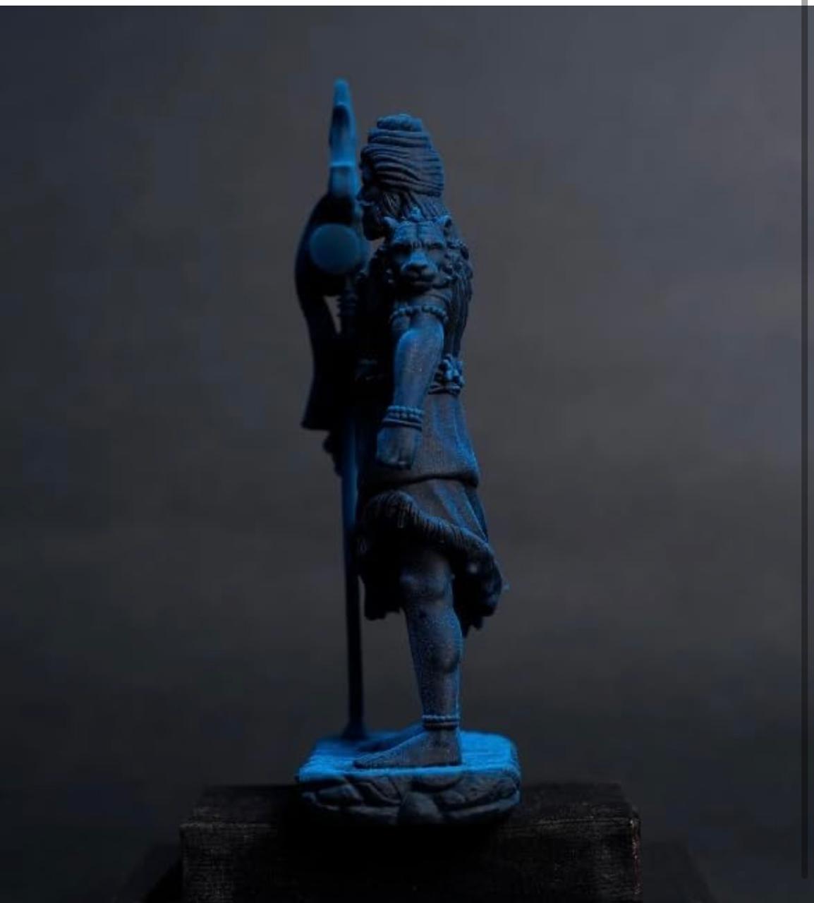 Lord Shiva with Trishul Idol BLACK | StangCart ™