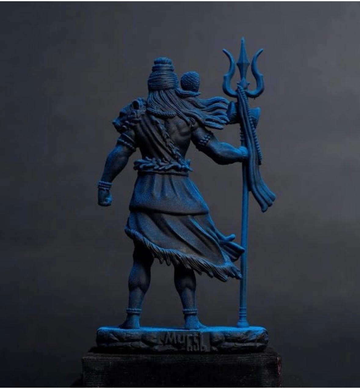 Lord Shiva with Trishul Idol BLACK | StangCart ™